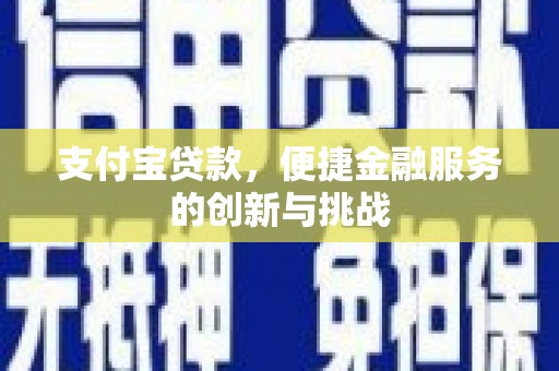 天津支付宝贷款，便捷金融服务的创新与挑战