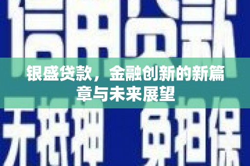 天津银盛贷款，金融创新的新篇章与未来展望