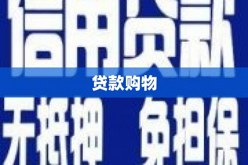 天津贷款购物