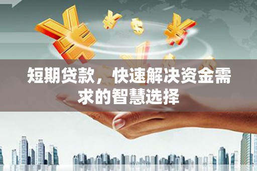 天津短期贷款，快速解决资金需求的智慧选择