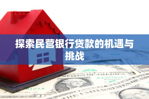 天津探索民营银行贷款的机遇与挑战