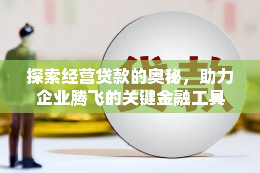 天津探索经营贷款的奥秘，助力企业腾飞的关键金融工具