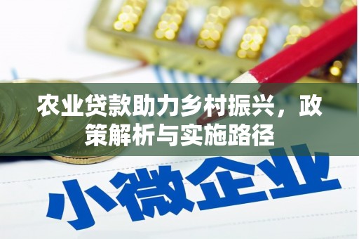 天津农业贷款助力乡村振兴，政策解析与实施路径