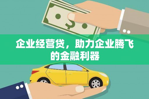 天津企业经营贷，助力企业腾飞的金融利器