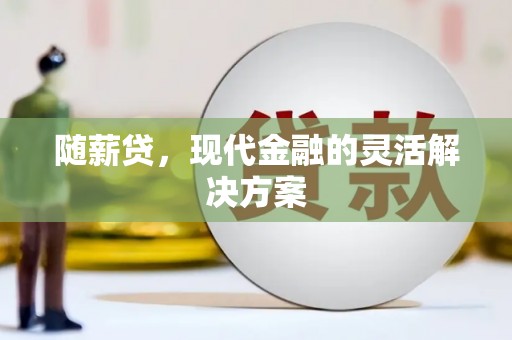 天津随薪贷，现代金融的灵活解决方案