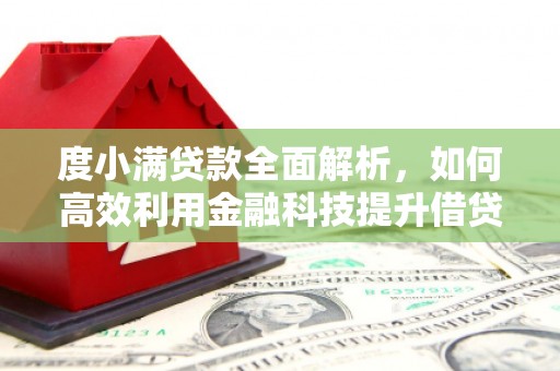 天津度小满贷款全面解析，如何高效利用金融科技提升借贷体验