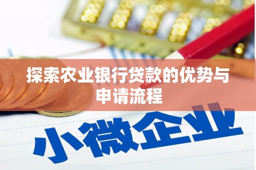 天津探索农业银行贷款的优势与申请流程