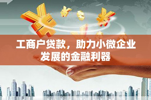 天津工商户贷款，助力小微企业发展的金融利器