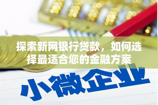 天津探索新网银行贷款，如何选择最适合您的金融方案