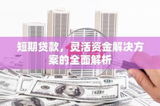 天津短期贷款，灵活资金解决方案的全面解析
