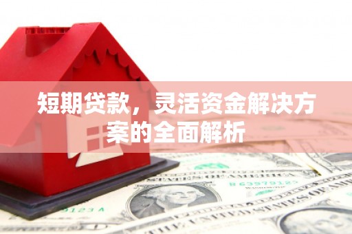 天津短期贷款，灵活资金解决方案的全面解析