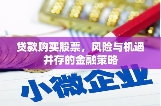 天津贷款购买股票，风险与机遇并存的金融策略