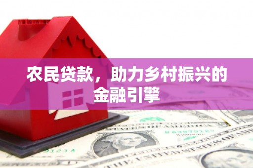 天津农民贷款，助力乡村振兴的金融引擎