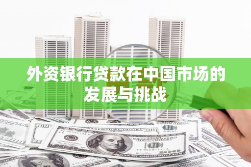 天津外资银行贷款在中国市场的发展与挑战