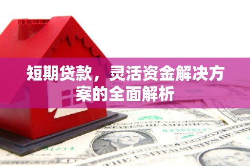 天津短期贷款，灵活资金解决方案的全面解析
