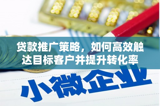天津贷款推广策略，如何高效触达目标客户并提升转化率
