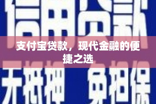 天津支付宝贷款，现代金融的便捷之选