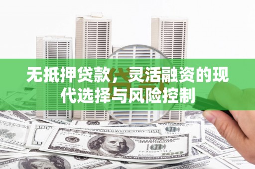 天津无抵押贷款，灵活融资的现代选择与风险控制