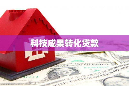 天津科技成果转化贷款