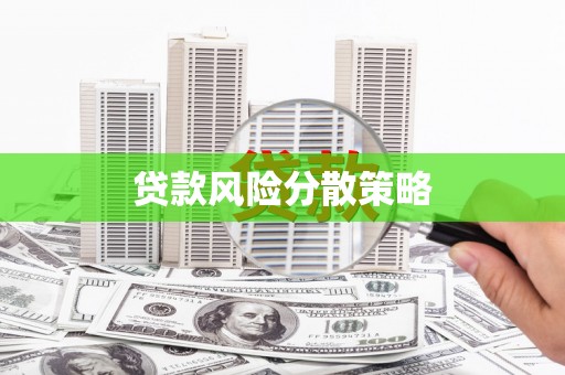 天津贷款风险分散策略
