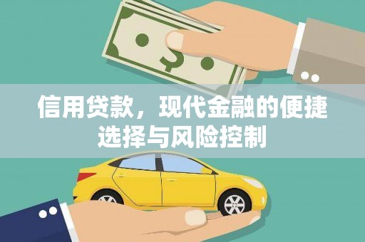 天津信用贷款，现代金融的便捷选择与风险控制