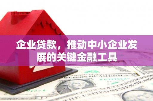 天津企业贷款，推动中小企业发展的关键金融工具