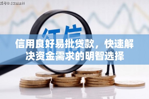 天津信用良好易批贷款，快速解决资金需求的明智选择