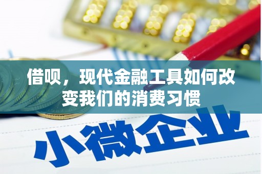天津借呗，现代金融工具如何改变我们的消费习惯