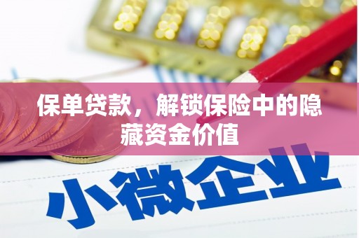 天津保单贷款，解锁保险中的隐藏资金价值