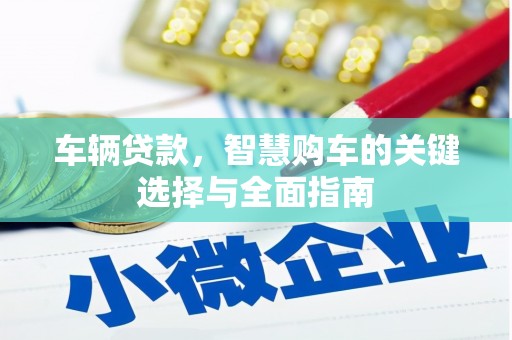 天津车辆贷款，智慧购车的关键选择与全面指南