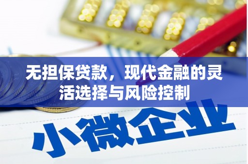天津无担保贷款，现代金融的灵活选择与风险控制