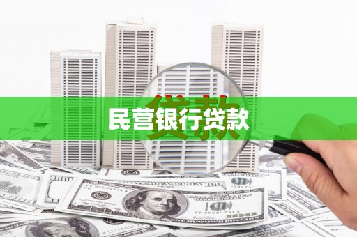 天津民营银行贷款
