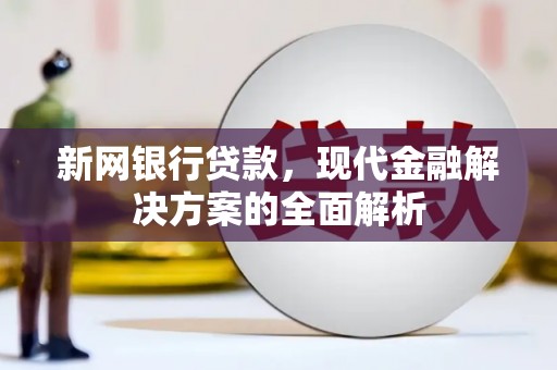 天津新网银行贷款，现代金融解决方案的全面解析