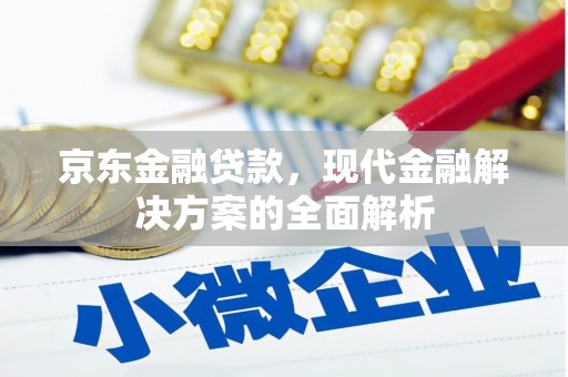 天津京东金融贷款，现代金融解决方案的全面解析