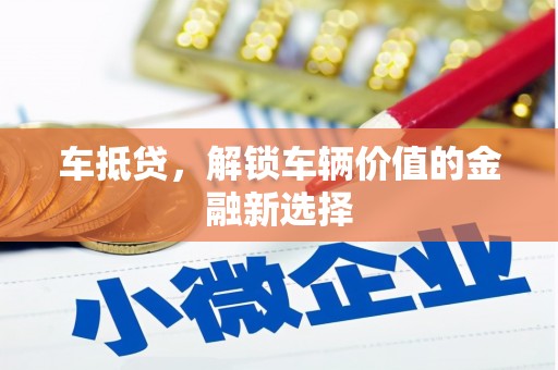 天津车抵贷，解锁车辆价值的金融新选择