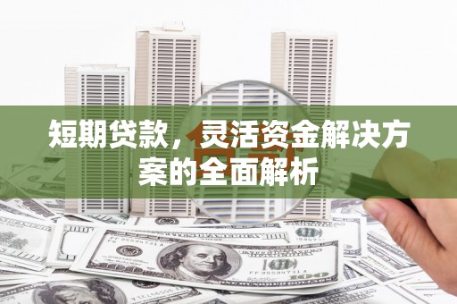 天津短期贷款，灵活资金解决方案的全面解析