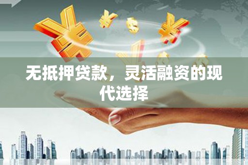 天津无抵押贷款，灵活融资的现代选择