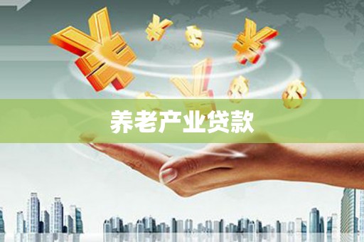 天津养老产业贷款