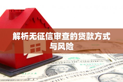 天津解析无征信审查的贷款方式与风险