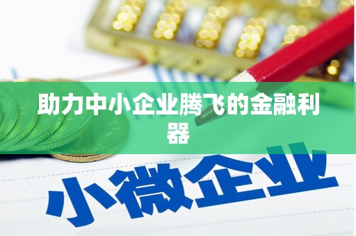 天津助力中小企业腾飞的金融利器