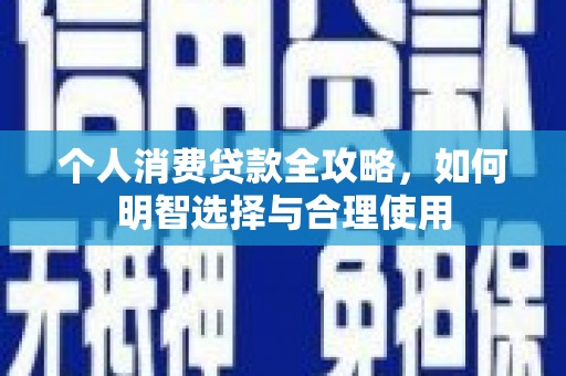 天津个人消费贷款全攻略，如何明智选择与合理使用