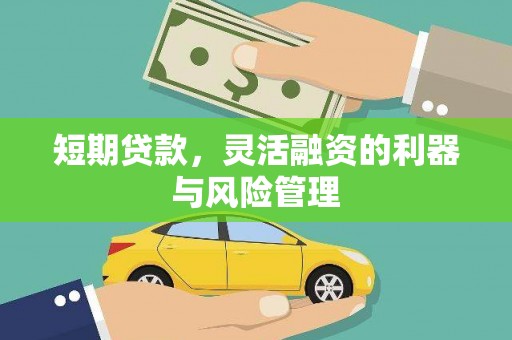 天津短期贷款，灵活融资的利器与风险管理